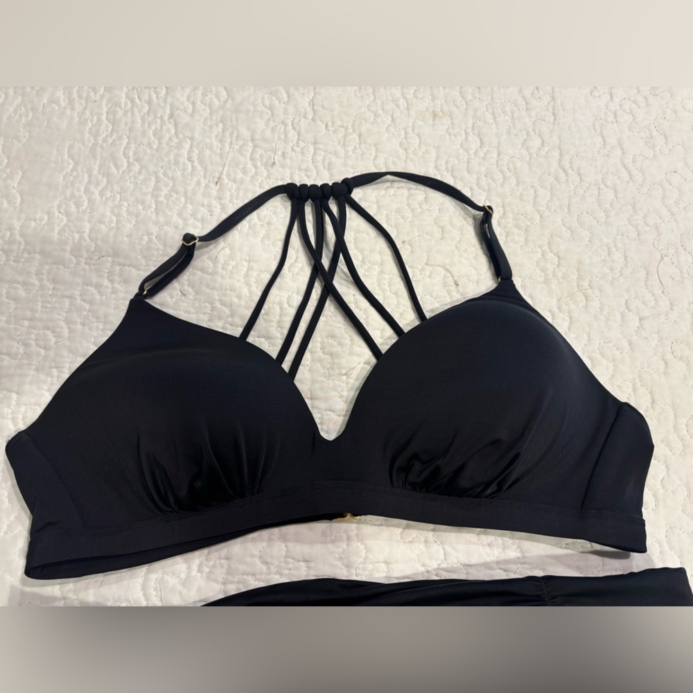 Athleta black 3 piece Bikini Set - Picture 3 of 13